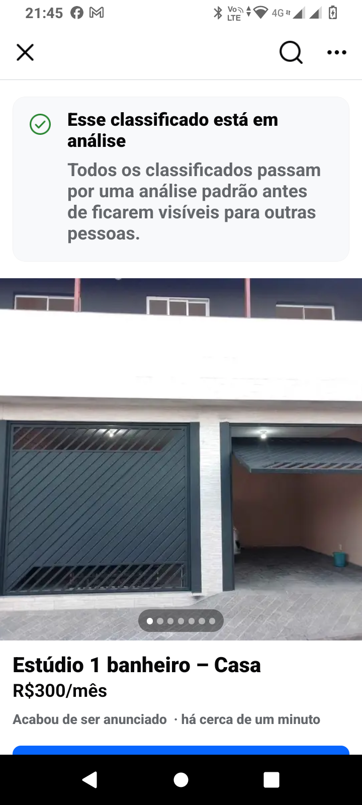 Vaga de garagem para alugar: Garagem Coberta - 4 x 2,20m - Bairro Ponte Grande